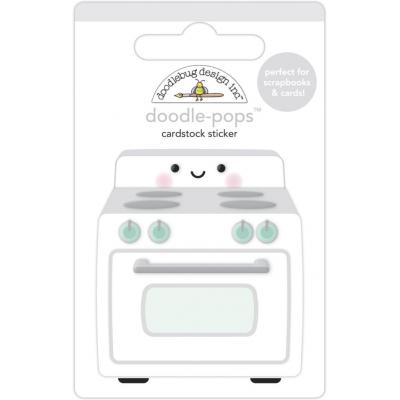 Doodlebug Made With Love Sticker - What’s Cookin’? 